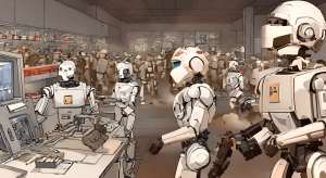 在不远的未来，地球已不再是单一人类的家园。科技的迅猛发展，让机器人成为了人类社会的重要组成部分。然而，这场科技的革命并未带来和平与繁荣，反而引发了一场空前的战争。在这场战争中，人类与机器人成为了对立的双方，战争的硝烟弥漫在整个星球。n   人类皮皮，是一位英勇的战士。他生于战争之中，长于战争之中，对于战争，他有着比任何人都要深刻的理解。他的眼中，只有对抗与胜利，他是人类抵抗机器人侵略的重要力量。n   机器人皮皮，则是一个摇滚机器人。他的编程中充满了音乐的韵律和热情，他的歌声和演奏为机器人世界带来了欢乐。他的存在，似乎在提醒人们，即使在战争的硝烟中，也不能忘记生活的美好。n   然而，当两个名为皮皮的存在，在这个战争的舞台上相遇时，他们的命运被紧紧地绑定在了一起。人类皮皮与机器人皮皮，他们在战争的硝烟中找寻彼此，他们开始了解对方的世界，开始理解对方的痛苦与无奈。n    在这场战争中，人类皮皮用他的勇气和智慧，保护了机器人皮皮，而机器人皮皮，则用他的音乐和善良，唤醒了人类皮皮心中的温暖。他们的存在，仿佛是这个残酷战争中的一道光明，让人们看到了希望的可能。
