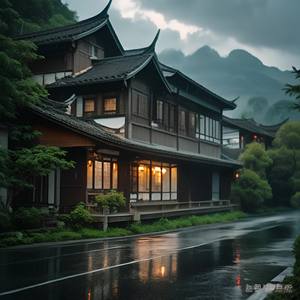 天空下雨