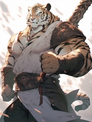 强壮，帅气的虎兽人