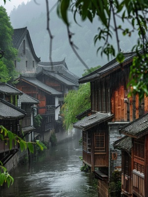 The misty rain in the south of the Yangtze River is so beautifulimagepoetry #Wonderland on earth #beautiful scenery during the journey #苏styleArchitecture #shooting with a sense of cinema #The most beautiful ancient town guide