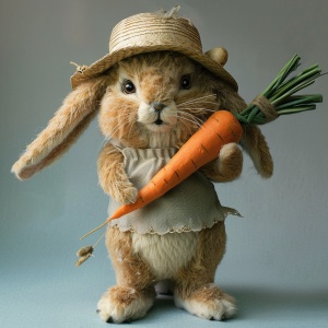 自然材质彼得兔拟人小兔子