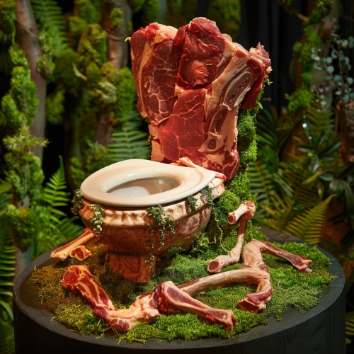 牛肉做的厕所
