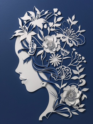 Ku Shulan Picasso style paper cuttingMantra: Picasso + Ku Shulan, floriculture, bionics, botany, stunning beauty, beautiful model, geometric figures, magical realism, minimalism, blank space, ultra-high quality, cartoon. #PICASSO #KUSHULAN #paper-cut #creativity #inspiration #PICASSO #KUSHULAN #paper 切 #creativity #inspiration