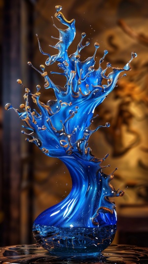 蓝色的水 鎏金的浪花 模型V 6.0