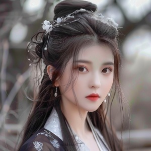 中国女孩 初恋脸 清纯 可爱 长发