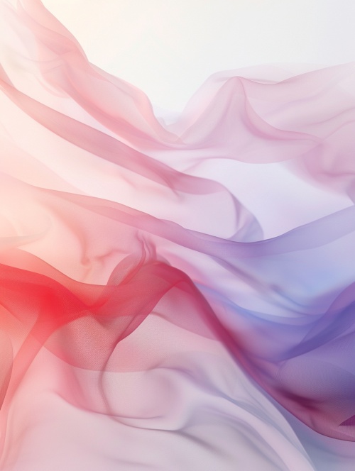 Wallpaper, Red and white color scheme, light red+ blue, light beige + purple, dreamy color palette, soft focus, motion blur, abstract graphics, white background, soft transitions, Minimalist style