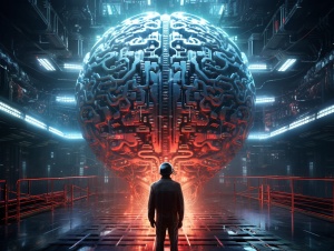 2077年世界所有万物都被一个巨型的超级大脑所控制，这个大脑是一个超级计算机，它在筛查每一个人的生命是否价值，如果没有价值它就会把那个人丢进重组机里面，如果有价值它就会把那个人送去流水线，黑暗，独裁，高塔，反乌托邦
