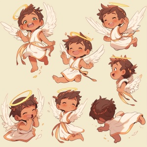 小天使多样表情