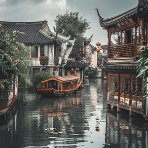 江南水乡之景