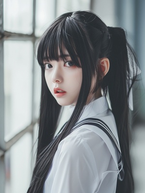 cosplay, Cosplayer, Kanna Hashimoto, cute girl, beautiful girl, Glamorous girl with straight hair, intricate, sharp focus,