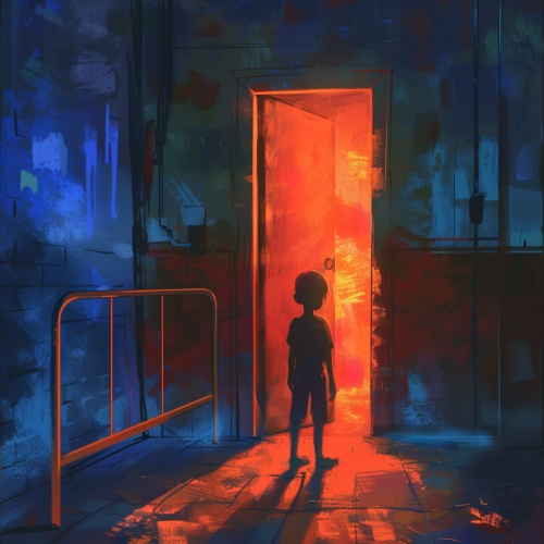 一个男孩子穿越到游戏里 主要描绘穿越的那个门