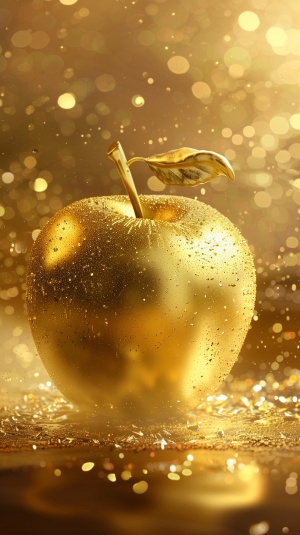 金苹果的金色光芒
