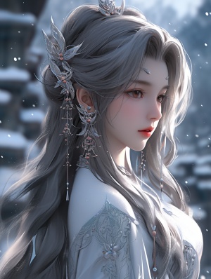 中国古代风格的美丽女子
