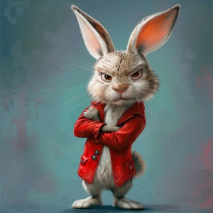. 兔：聪明敏捷，常常穿着时尚的服饰，活跃于城市的各个角
