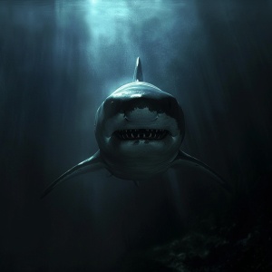 深海鯊魚眼睛的第一視覺全景圖