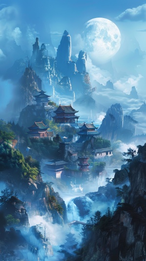 中国古代建筑梦幻仙境