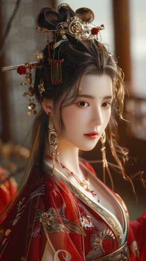 中国古典女神，非常美丽，甜美少女，真人拍摄，超高清分辨率