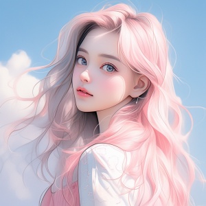 粉色柔和美学：Hsiao Ron Cheng风格下的韩国女孩
