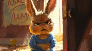 家庭情感故事：兔子妈妈伤心小兔子和小熊