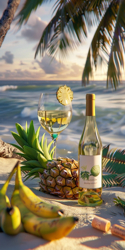 菲雅安斯山霞多丽干白葡萄酒，给你带来丰富的热带水果的滋味，菠萝、香蕉等等的混合，好像温暖的白天和凉爽的海风赋予的夏日别样的清爽与激烈，而使得其变成一杯富有画面感的酒
