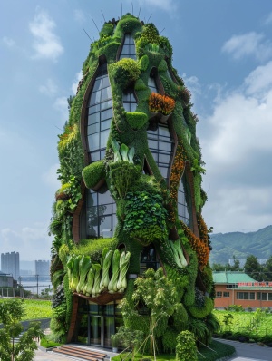 蔬菜艺术建筑设计
