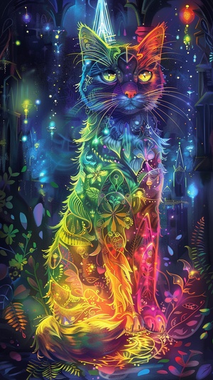 Rainbow Cat and Crystal Palace