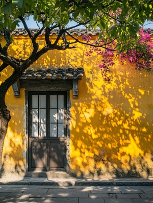 Springtime Light and Shadows in Ancient Jiangnan Town