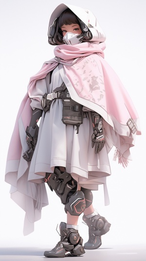 ,,c4d,3D,render,render,girl,A,flowing,scarf,mecha,高画質,高品質,詳細なディテール,全身::2,full,body,,正面,メイド::2,techwear::0.3,可愛い女の子,辣妹系，白背景,日曜い肌,full,body,,powerful,explosion,of,pink,dust,，Metal,smooth,texture,,reflective，style,expressive,style,expressive