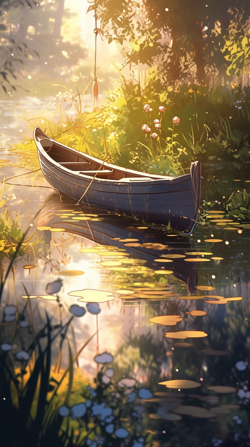 Wallpaper,,summer,pond,,pond,,boat,,afternoon,sun,,reeds,,pond,background,,depth,of,field,,hot,weather,,HD,detail,,wet,watermark,,hyperdetail,,realistic,photo,,16k,,surrealism,,soft,light,,deep,field,focus,bokeh,,ray,tracing,,diffuse,(ultra-fine,glass,reflection),and,surrealism.