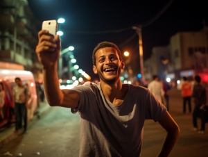 小米手机亲历巴勒斯坦族人的欢乐狂欢