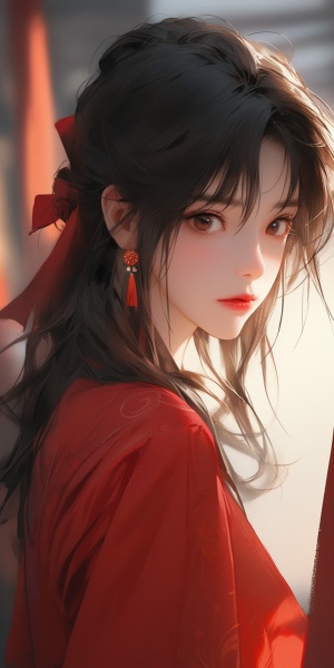 chinese,girl,with,elegant,outfit,wallpaper,#b003d2b1,,in,the,style,of,digital,painting,and,drawing,,expressive,facial,animation,,dark,white,and,light,crimson,,cute,and,dreamy,,eye-catching,detail,,expressive,manga,style,,mirror