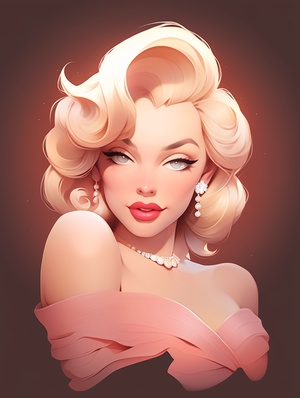 Marilyn,Monroe,caricature