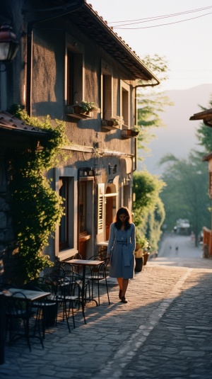 意大利小镇蒙特堡的美丽光影