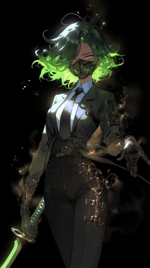 绿发女战士：面具武装黑暗能量