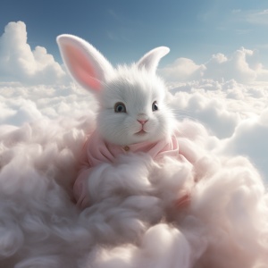 中国风中的兔子云——婴儿的襁褓之乐