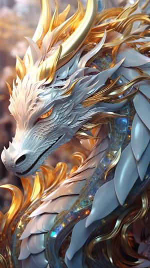 Gorgeous and Stunning Dragon with Intricate Details