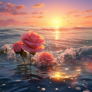 玫瑰与大海