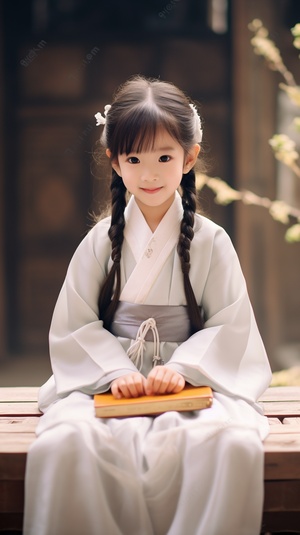 A,super,cute,little,girl,in,ancient,China,,with,a,smile,in,her,meditative,posture,,sitting,with,her,legs,and,hands,folded,,in,the,Northern,and,Southern,dynasties,,Chinese,hanfu,,her,face,looks,like,warm,white,jade,,white,as,haze,,her,eyes,are,gentle,and,powerful,,the,lotus,pond,background,,abstract,painting,Zen,,simple,vector,art,,contemporary,Chinese,art,,color,gradient,,soft,color,palette,,whimsical,animation,,style,is,too,abstract,,Red,Cliff,Anime,style,,nfu,,HD,8k,s,250,cg,rendering,,volume,