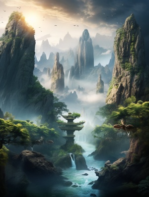 山峦神秘丛林：中国古代艺术与未来主义的三维空间