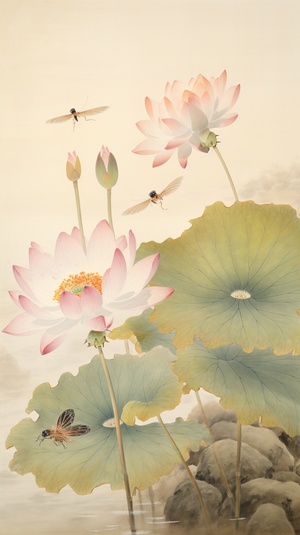 An Ancient Chinese Poem: Lotus Blooming in Early Puberty