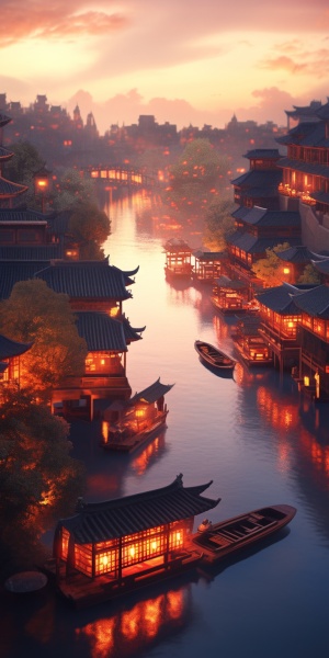 8K高清影像展现江南风光，吴镇水乡古桥赋予中国神话