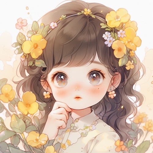 Cute,flower,Cute,little,girl