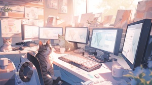 电脑桌面宠物分区