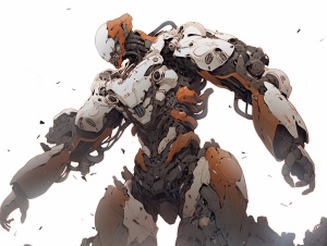 Jae Lee描绘的全景超级细节的科幻机器人战争