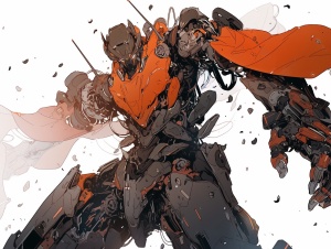 Jae Lee描绘的全景超级细节的科幻机器人战争