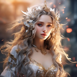 best quality,masterpiece,young girl,backlight,standing,macro_shot,ethereal fantasy concept art of , magnificent, celestial, ethereal, painterly, epic, majestic, magical, fantasy art, cover art, dreamy.