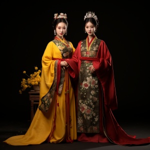 中国民族服装女装河南风格