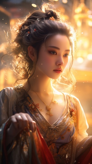 Ethereal Fantasy Art of Young Girl in Chinese Style