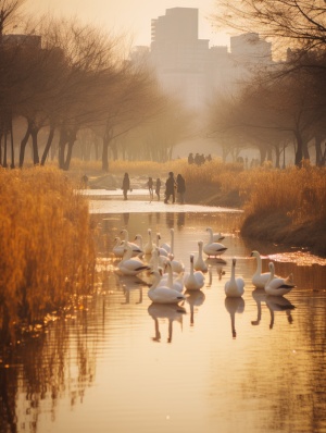 冬日凋零的樊川公园