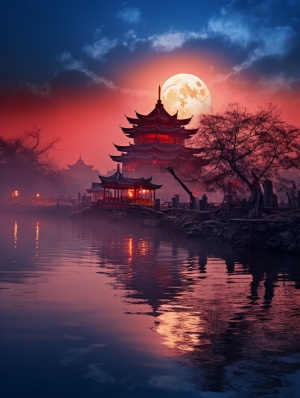月落乌啼霜满天，江枫渔火对愁眠，姑苏城外寒山寺，夜半钟声到客船